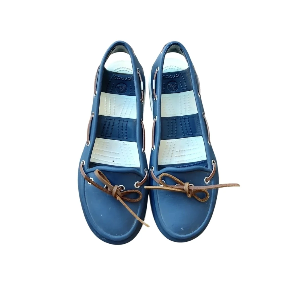 Crocs Women's Navy Blue Boat Shoes